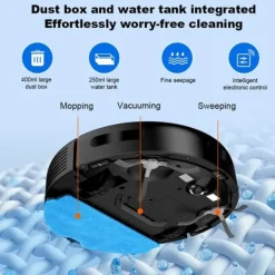 Robotdammsugare-Robotdammsugare - Liectroux - N7S-U - Gyroskopnavigation - Batteri 4400mAh - Fuktig/Torr rengöring