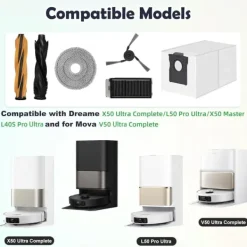 Robotdammsugare-Robotdammsugare Tillbehörssats för Dreame X50/L50/L40/MOVA-serien