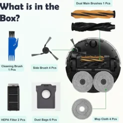 Robotdammsugare-Robotdammsugare Tillbehörssats för Dreame X50/L50/L40/MOVA-serien