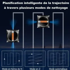 Robotfönsterputsare - Liectroux - YW910 - Dubbel Sprutning - AI Rengöring - 3 Automatiska Lägen