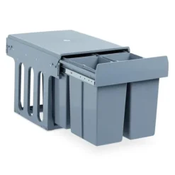 Källsorteringskärl-Robust inbyggd köksavfallsbehållare med 4 fack