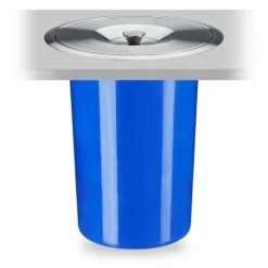 Robust 8-liters avfallsbehållare för arbetsyta