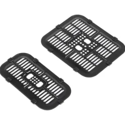 Fritöser-Rootz Hot Air Fryer - Fritös - Dual Basket Fryer - 2700W - 8 inställningar - Smart Finish - Hälsosammare måltider - 41,8 cm x 39,2 cm x 31,1 cm - Svar | CDON