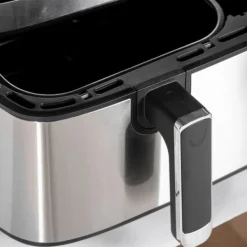 Fritöser-Rootz Hot Air Fryer - Fritös - Dual Basket Fryer - 2700W - 8 inställningar - Smart Finish - Hälsosammare måltider - 41,8 cm x 39,2 cm x 31,1 cm - Svar | CDON