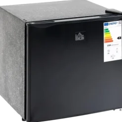 Kylskåp-Rootz Minifrys - 35 L frysbox - Minikylskåp - Minikyl - 5-nivå temperaturkontroll - Stål, plast - Svart - 47W x 44,2D x 48,8H cm
