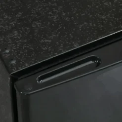 Kylskåp-Rootz Minifrys - 35 L frysbox - Minikylskåp - Minikyl - 5-nivå temperaturkontroll - Stål, plast - Svart - 47W x 44,2D x 48,8H cm