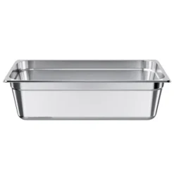 Rostfri ångpanna, Fullstorlek 145mm djup, 20,5L, Anti-Jam, återanvändbar för restaurang, hotell, hem, fest, 1-pack