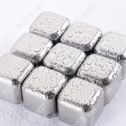 Rostfria isbitar - TD® - 8 bitar - Material 304 - Storlek 27mm - Spegeleffekt