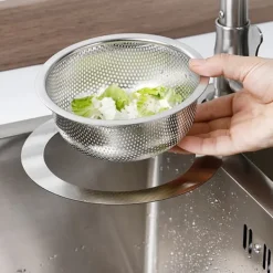 Rostfritt durkslag 14cm