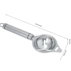 rostfritt stål äggokseparator filter äggvitor och äggulor sil avdelare köksredskap