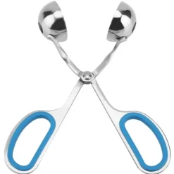 Rostfritt Stål Icke-klibbiga Köttbullar Risbollar Klipp Maker Form Köksverktyg (Blå)