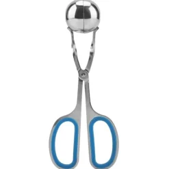 Rostfritt Stål Icke-klibbiga Köttbullar Risbollar Klipp Maker Form Köksverktyg (Blå)