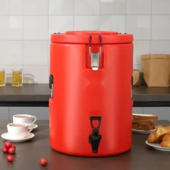 Rostfritt stål isolerad dryckesautomat, 4,5 gallon (17,2 liter) för varm/kall dryck, livsmedelsklassad.