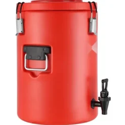 Rostfritt stål isolerad dryckesautomat, 4,5 gallon (17,2 liter) för varm/kall dryck, livsmedelsklassad.