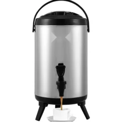 Dryckesautomater-Rostfritt stål isolerad dryckesautomat, 2 gallon (7,6 liter), för varm och kall dryck, livsmedelsklassad för te, kaffe, vatten.