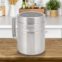 Salt- & Pepparströare-Rostfritt stål kökskrydda burk hushållskryddor peppar salt kryddflaska