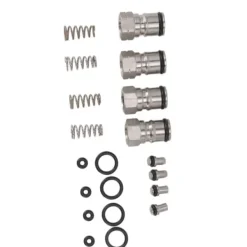 Rostfritt stål kullås fatstolpar med 18 mm invändig gänga - gas- och flytande valsfjäder för vin, cola, sirap