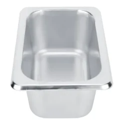 Tillbehör För Matservering-Rostfritt stål matbuffé tallrikar kastruller bricka fat hållare fyrkantig matbehållare