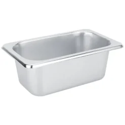 Tillbehör För Matservering-Rostfritt stål matbuffé tallrikar kastruller bricka fat hållare fyrkantig matbehållare