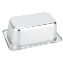 Tillbehör För Matservering-Rostfritt stål matbuffé tallrikar kastruller bricka fat hållare fyrkantig matbehållare