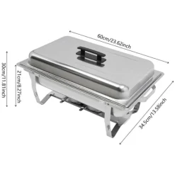 Matuppvärmare-Rostfritt Stål Matvärmare, Modern Minimalistisk Design, Stor 7L Kapacitet,5L