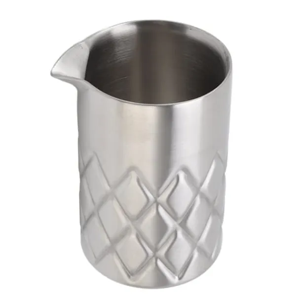 Drinkshakers & Drinkverktyg-Rostfritt stål Mixing Glas Dubbelvägg Okrossbar Rostskydd Cocktail Mixing Glas för Hem Bar