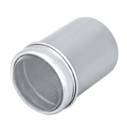 Sockerströare-Rostfritt Stål Pulver Shaker Kanna Kakao Socker Kaffe Peppar Krydda (Konkav S)