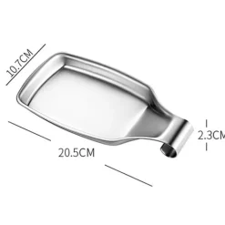 Rostfritt Stål Skedstöd Spis Skedhållare för Kök Spatel Slevborste Köksredskap