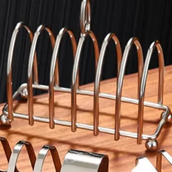 Rostfritt stål 6-skivor rostställ med handtag för kök och bageri