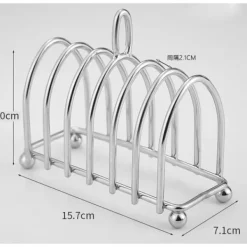 Rostfritt stål 6-skivor rostställ med handtag för kök och bageri