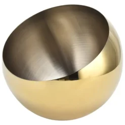 Rostfritt Stål Sockerskål Sned Kryddkanna Polerad Borstad Skål För Servering Socker Peppar Salt Krydda