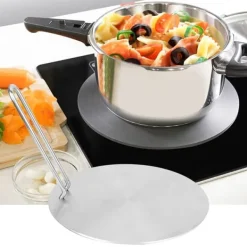 Portabla Spisar-Rostfritt stål värmespridare Induktionsplatta Adapter - 20cm