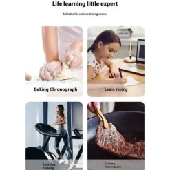 Roterande nedräkningstimer kökstimer Student påminnelse om inlärningstid