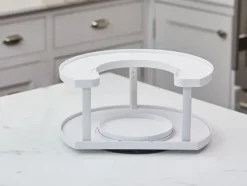 Köksorganiserare-Roterbart kryddställ för förvaringsboxar