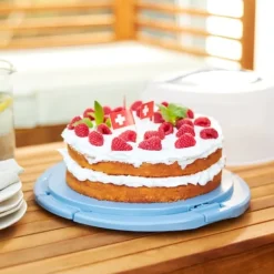 Rotho Fresh Cake Box Cool & Horizon Blå