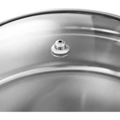 Matuppvärmare-Royal Catering - Chafing dish - Rund med visningsfönster - 5,5 L - 1 bränslecell
