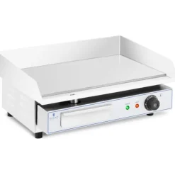 Royal Catering - Elektriskt stekbord - 550 x 350 mm - Slät - 3,000 W