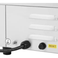 Royal Catering - Elektriskt stekbord - 550 x 350 mm - Slät - 3,000 W