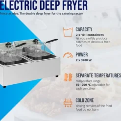 Royal Catering - Fritös - 2 x 10 liter - ECO