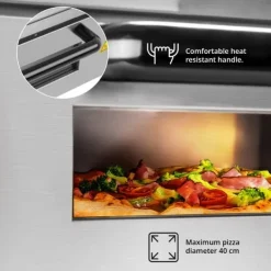 Grillar-Royal Catering - Pizzaugn - Högtemperatur - Rostfritt stål - Pizzautrustning