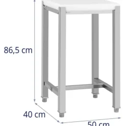 Skärbrädor-Royal Catering - Slaktblock - 40 x 50 cm - Arbetshöjd: 86,5 cm