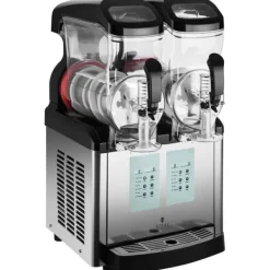 Royal Catering - Slushmaskin - 2 x 8 liter - LED - Glassfunktion