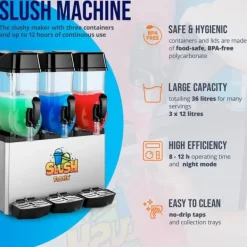 Slushmaskiner-Royal Catering - Slushmaskin - 3 x 12 liter