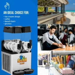 Slushmaskiner-Royal Catering - Slushmaskin - 2 x 12 liter