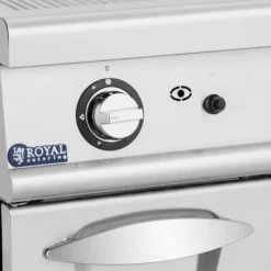 Gasdrivna Bordsgrillar-Royal Catering - Stekbord - Gas - Räfflad - 50–300 °C - Propangas / gasol / naturgas - Underskåp