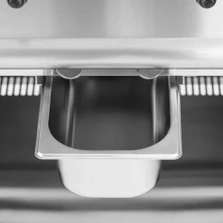 Gasdrivna Bordsgrillar-Royal Catering - Stekbord - Gas - Räfflad - 50–300 °C - Propangas / gasol / naturgas - Underskåp