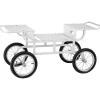 Royal Catering - Vagn för sockervaddsmaskin – 4 hjul – vit
