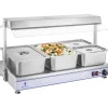 Royal Catering - Värmeplatta med 3 halogenlampor - 1550 W
