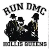 Glasunderlägg-Run DMC Single Cork Coaster: Hollis Queens