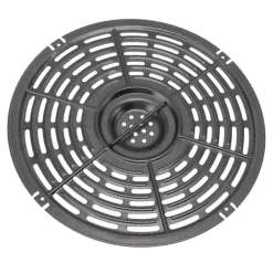 Fritöser-Rund fritösplatta med fritös med silikonborste och hylsa - 22 cm / 8,7 tum